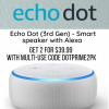 Echo Dot (3rd Gen) - Smart speaker with Alexa 2 for $39.99